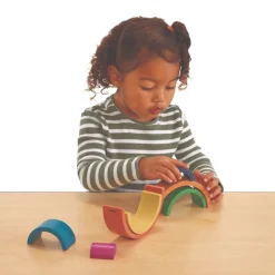 Wooden Rainbow Arches - 7 pieces
