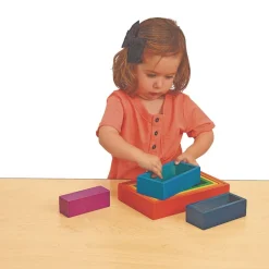 Wooden Rainbow Rectangles