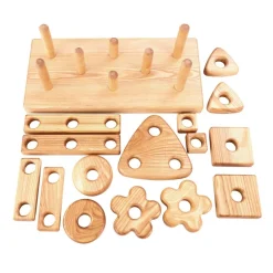 Wooden Stack and Build Block