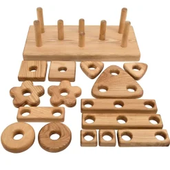 Wooden Stack and Build Block