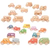 Wooden Vehicles, Set of 24