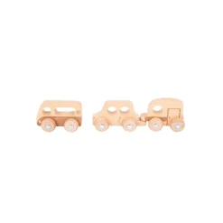 Wooden Vehicles, Set of 12 - Natural