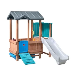 Woodland Adventure Playhouse & Slide