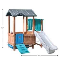 Woodland Adventure Playhouse & Slide