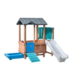 Woodland Adventure Playhouse & Slide