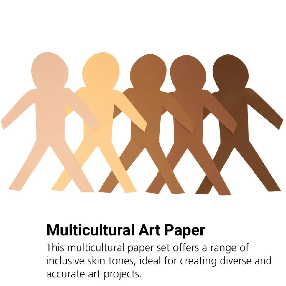 World Colors Multicultural Paper, 12" x 18" - 50 Sheets