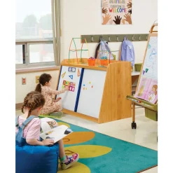 Write and Store Shelf with 2 Whiteboards