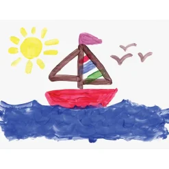 16" x 22" Glossy Finger Paint Paper - 100 Sheets
