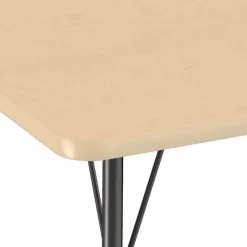 30" x 48" Rectangle Activity Table with Adjustable Swivel Glide Legs - Maple/Maple