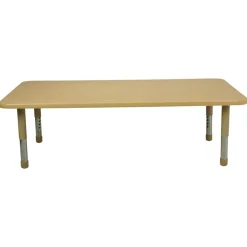 30" x 60" Rectangle Activity Table with Adjustable Tiny Tot Legs - Maple/Maple