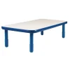30" x 60" Rectangle BaseLine® Table, 18"H - Blue