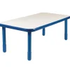 30" x 60" Rectangle BaseLine® Table, 20"H - Blue