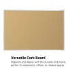 4' X 6' Value-Tak Cork Board Aluminum Trim