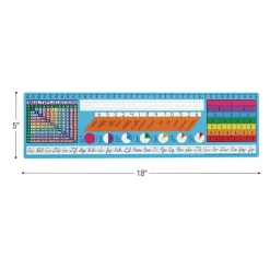 Zaner-Bloser Cursive Self-Adhesive Deluxe Plastic Desktop Helpers™ - Set Of 24