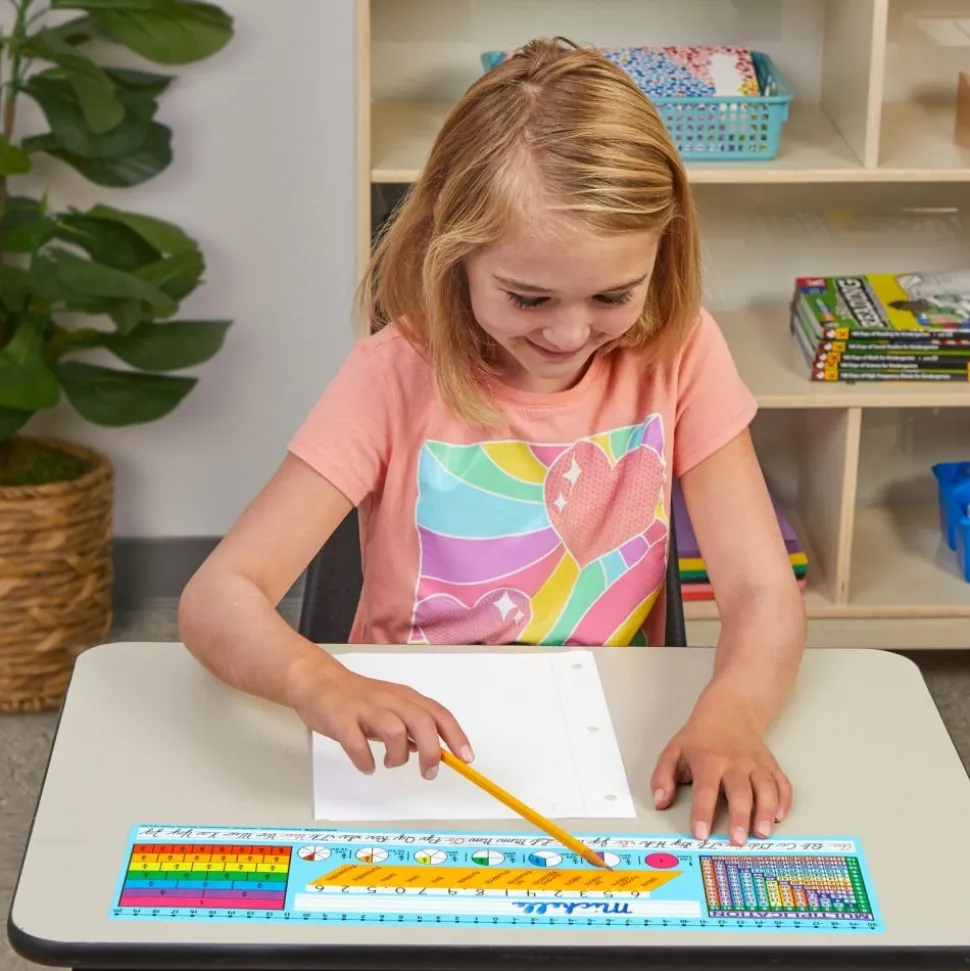 Zaner-Bloser Cursive Self-Adhesive Deluxe Plastic Desktop Helpers™ - Set Of 24