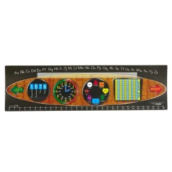 Zaner-Bloser Dashboard 120 Grid Self-Adhesive Vinyl Desktop Helpers™ - Set Of 24