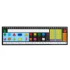 Zaner-Bloser 120 Grid with Number Line Self-Adhesive Vinyl Desktop Helpers™ - Set Of 24