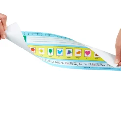 Zaner-Bloser 100-Grid with Number Line Self-Adhesive Vinyl Desktop Helpers™ - Set Of 24