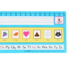 Zaner-Bloser 100 Grid with Number Line Self-Adhesive Deluxe Plastic Desktop Helpers™ - Set Of 24