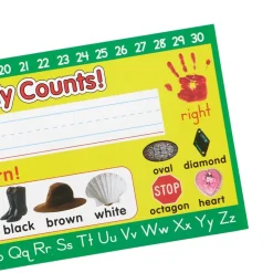 Zaner-Bloser Kindergarten Two-Sided Cardstock Desktop Helpers™ with Testing Inserts - Set Of 12