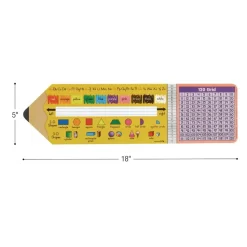 Zaner-Bloser Pencil Shaped Self-Adhesive Vinyl Desktop Helpers™ - Set Of 24