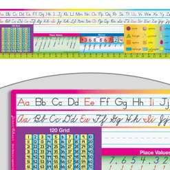 Zaner-Bloser Print Cursive Self-Adhesive Vinyl Desktop Helpers™ - Set Of 24