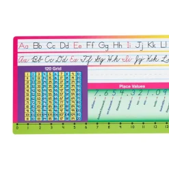 Zaner-Bloser Print Cursive Self-Adhesive Deluxe Plastic Desktop Helpers™ - Set Of 24