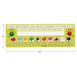 Zaner-Bloser Print Self-Adhesive Deluxe Plastic Desktop Helpers™ - Set Of 24