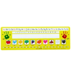 Zaner-Bloser Print Self-Adhesive Deluxe Plastic Desktop Helpers™ - Set Of 24