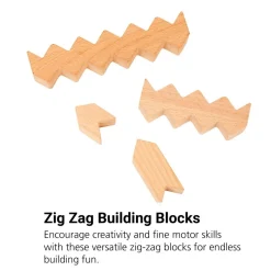 Zig Zag Blocks - Set of 30