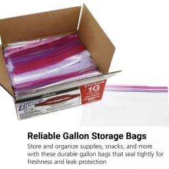 Ziploc Gallon Storage Bags, 250 Count