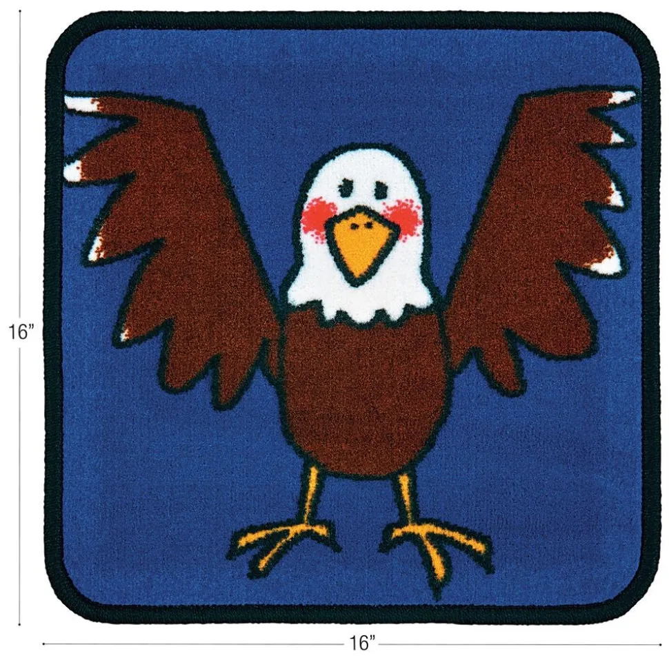Zoo Animals Seating Squares - Set of 12 Kids Value PLUS